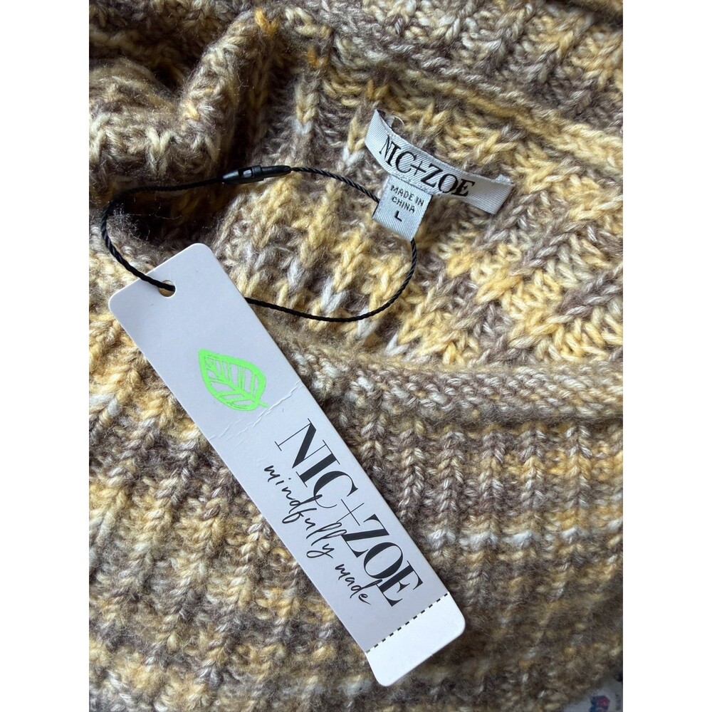 Super Soft Nic & Zoe Sweater, Size L - NWT